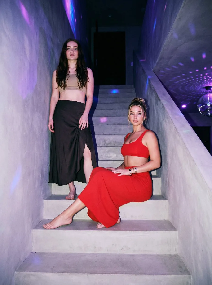 Minimalist night fashion editorial — Sonra