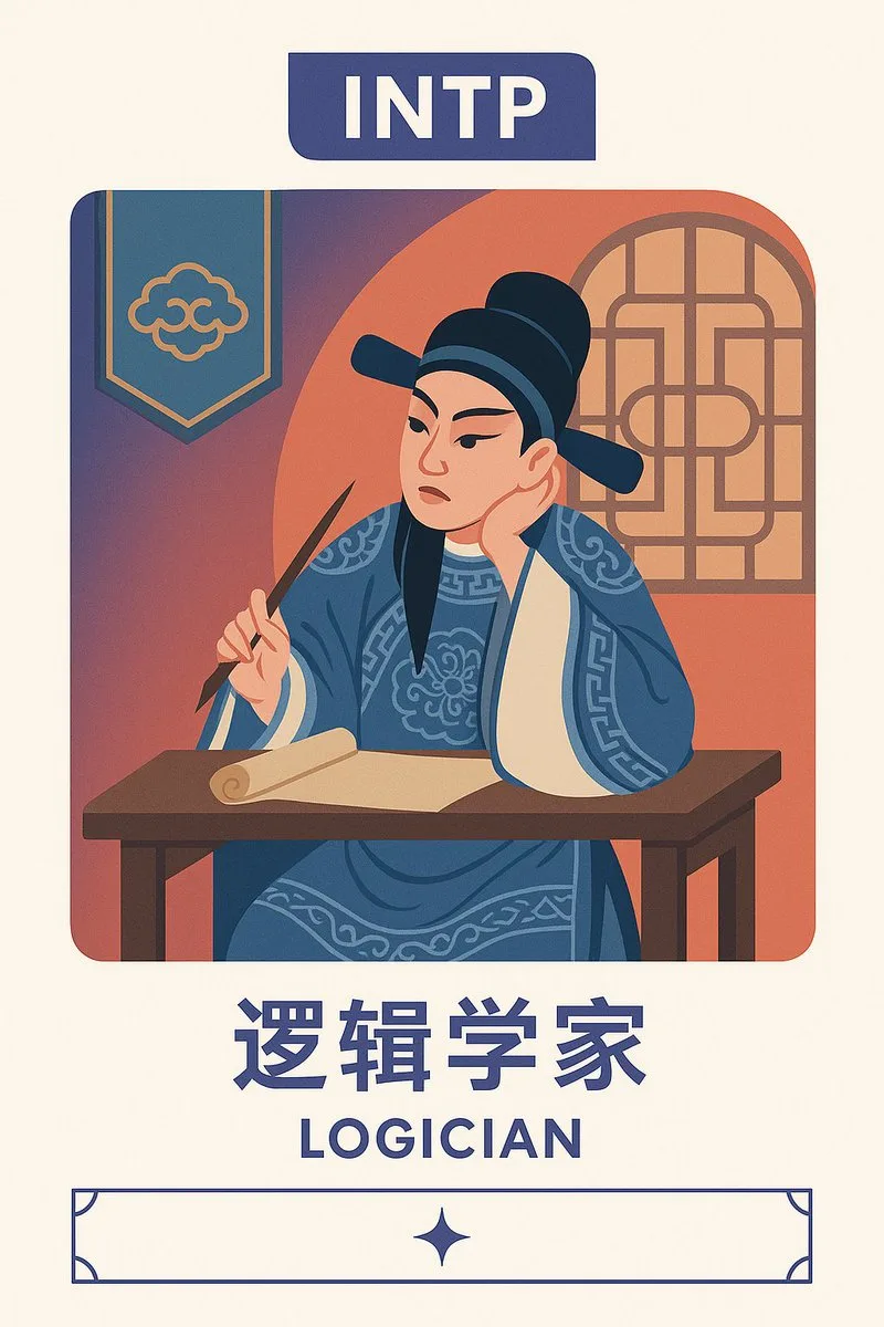 知名戏曲片段的MBTI人格类型卡片 — After