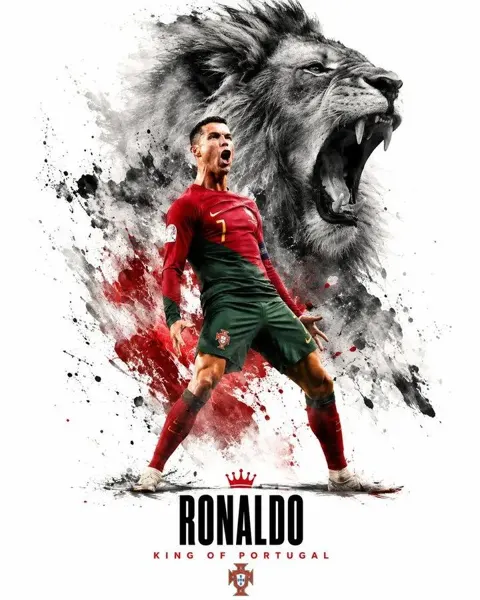 Epic football player spirit animal sports poster