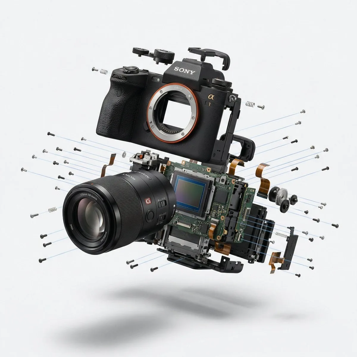 Nintendo exploded view suspended parts — After
