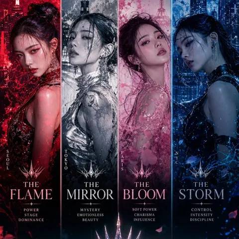 Ultra premium k pop comeback concept luxury chaos