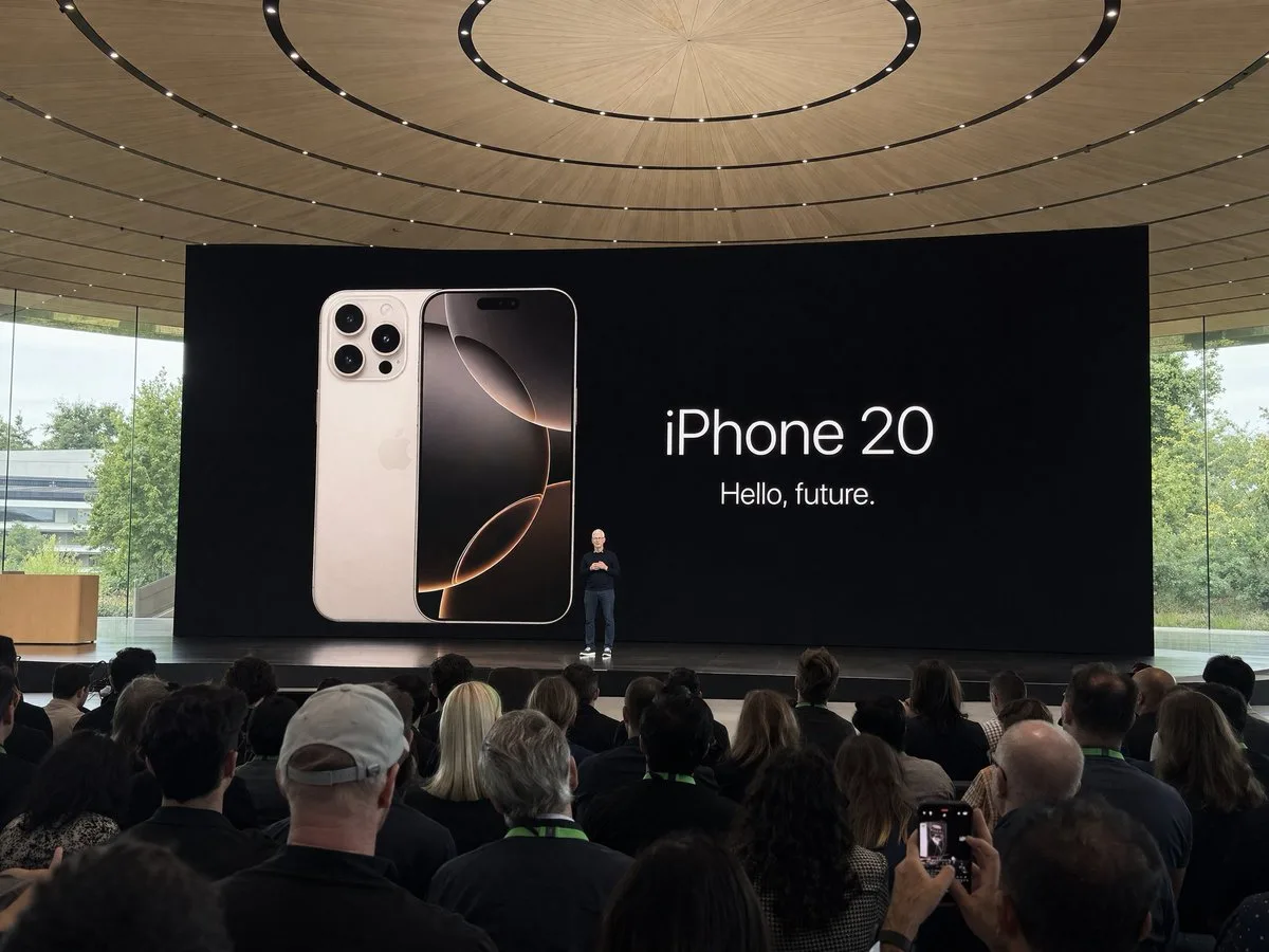 Apple park tim cook keynote — After
