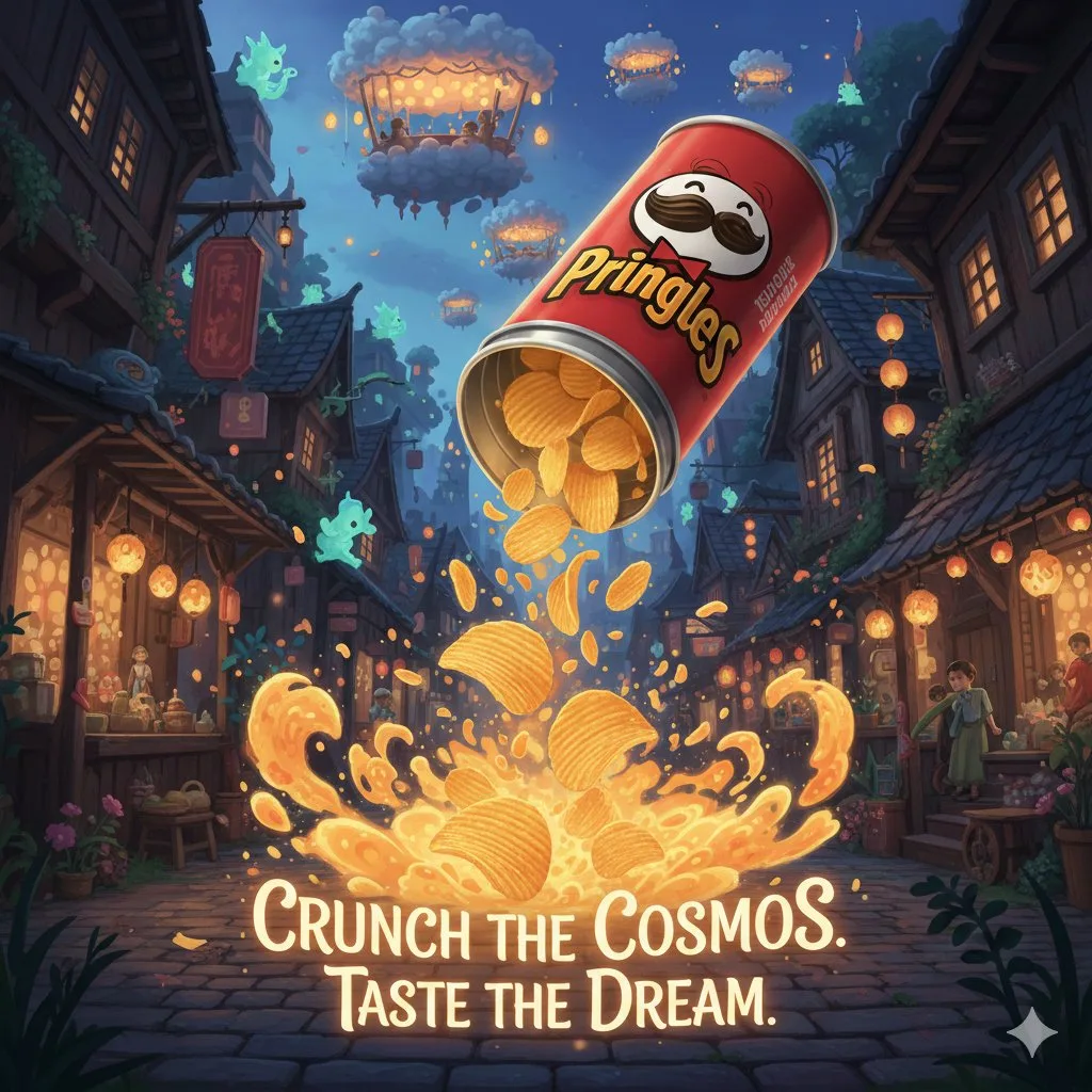 Ghibli world pringles fantasy — Sonra