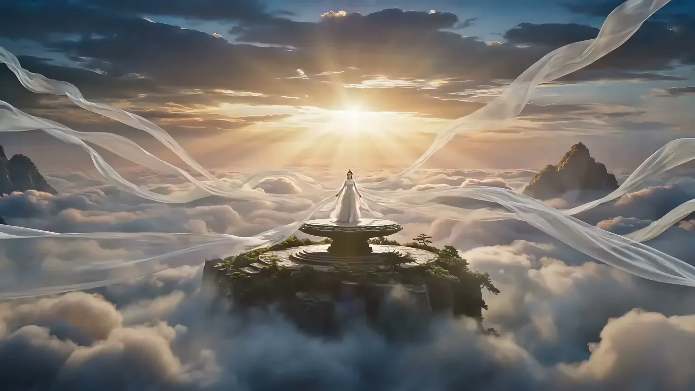 Fairy dancing on clouds — After
