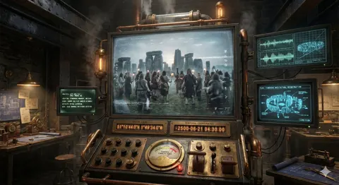 Time travel observation machine