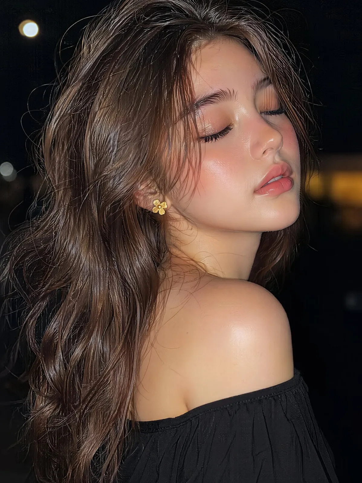 Ultra realistic beauty portrait young woman — Sonra
