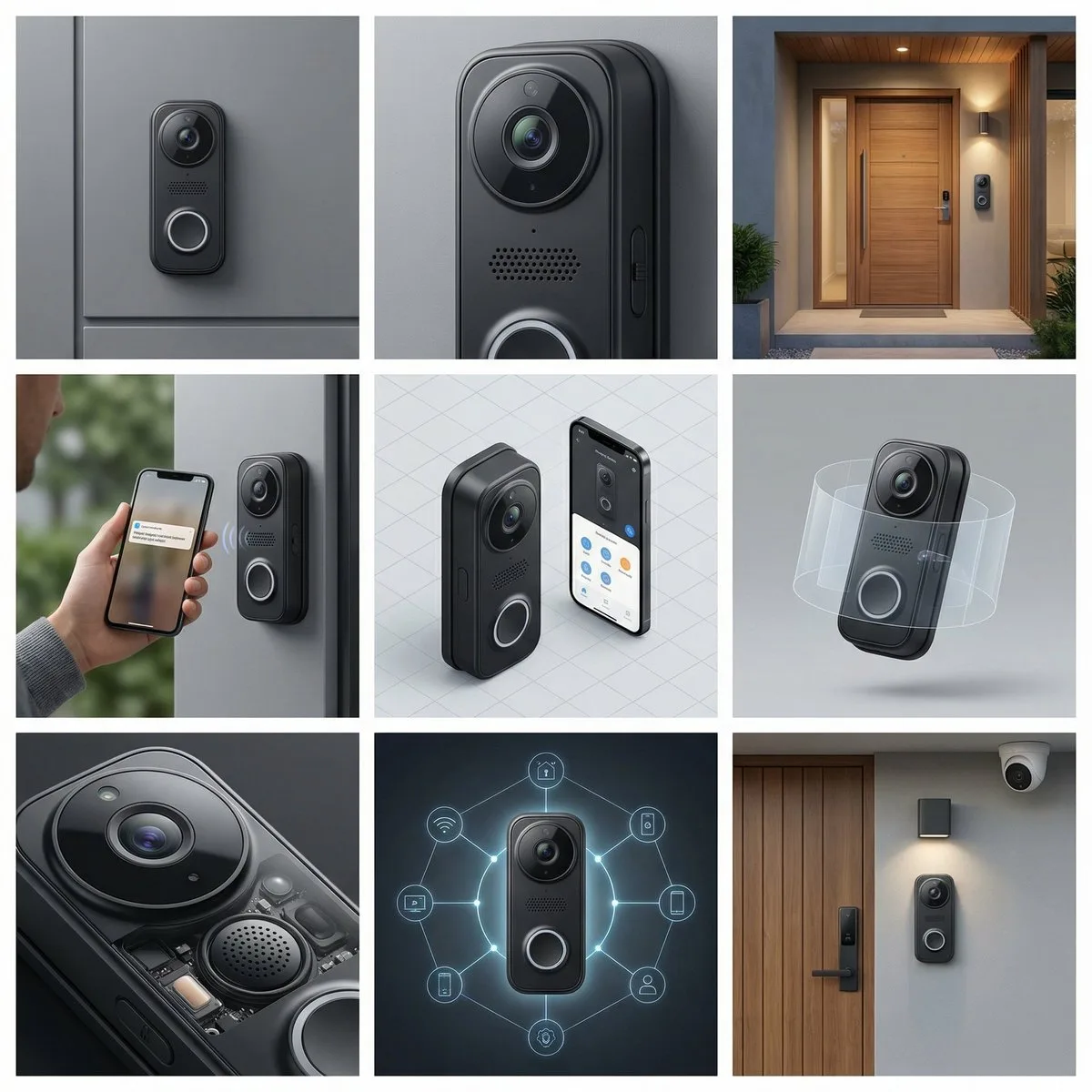 Smart doorbell guardian eye — Sonra