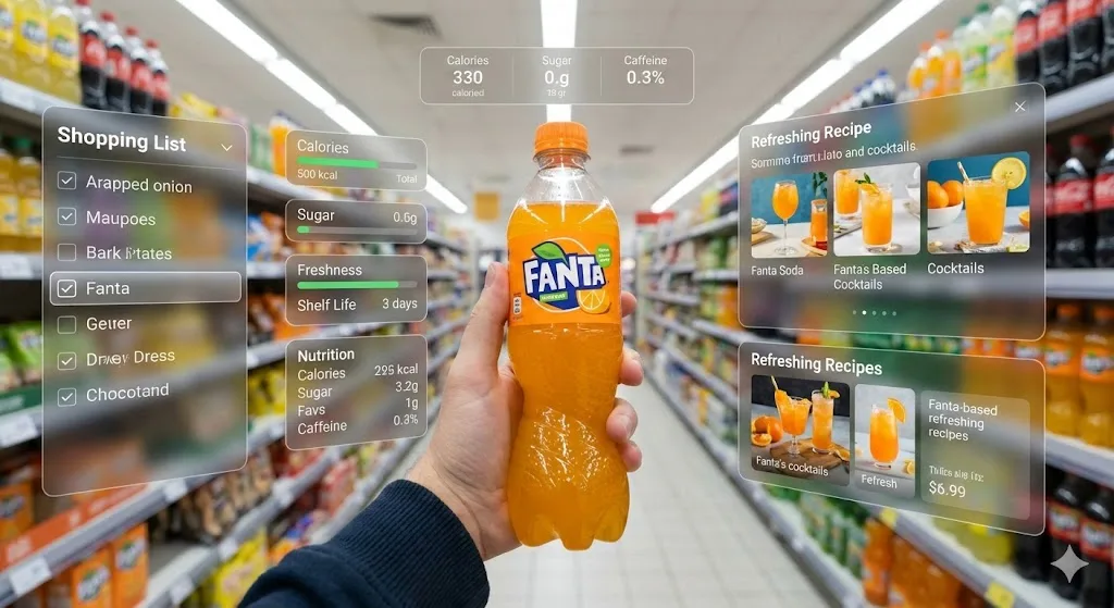 Immersive future supermarket ar — After