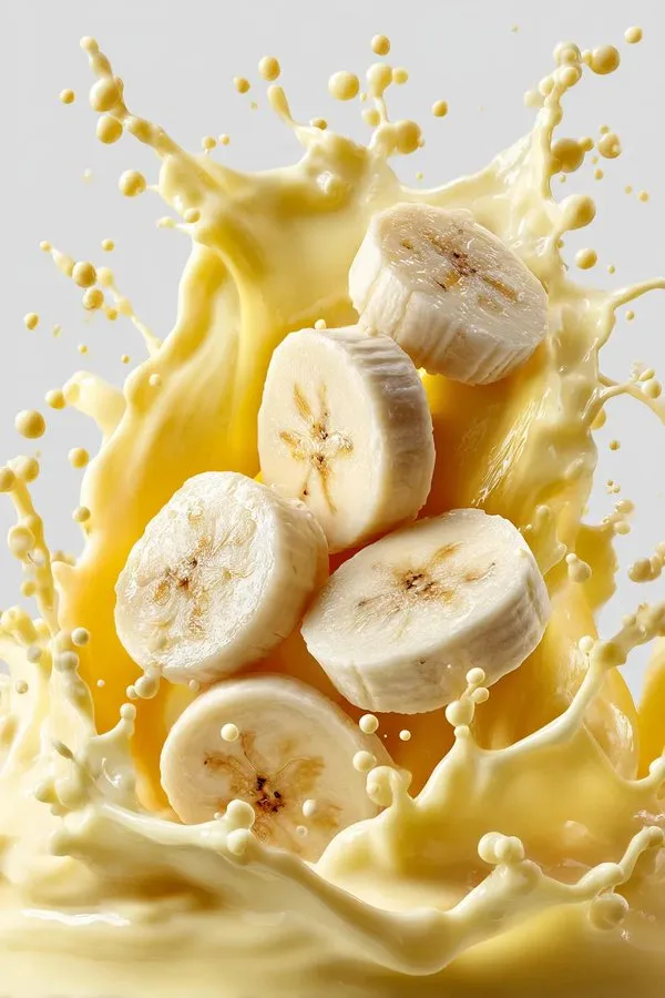 Orange slice milk splash — After