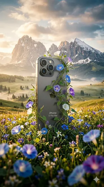 Alpine meadow iphone air poster