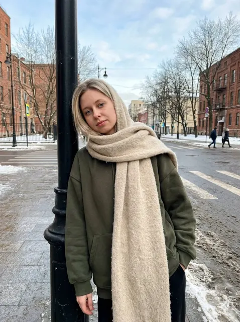 Snowy cool street casual shot
