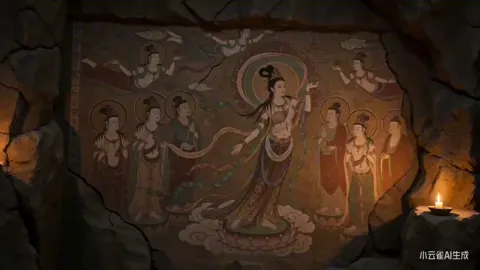 Dunhuang apsara breaking wall 3d