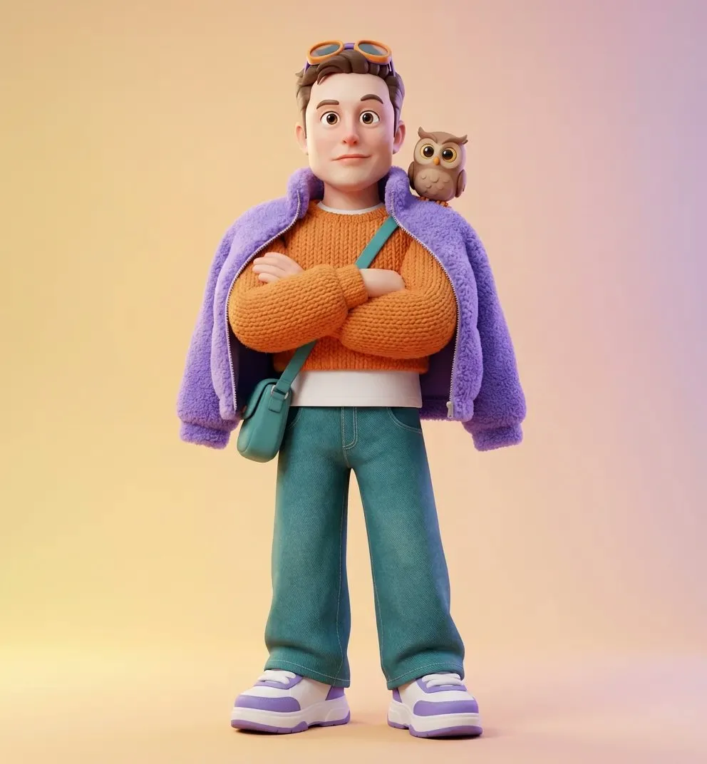 Disney pixar style 3d character — After