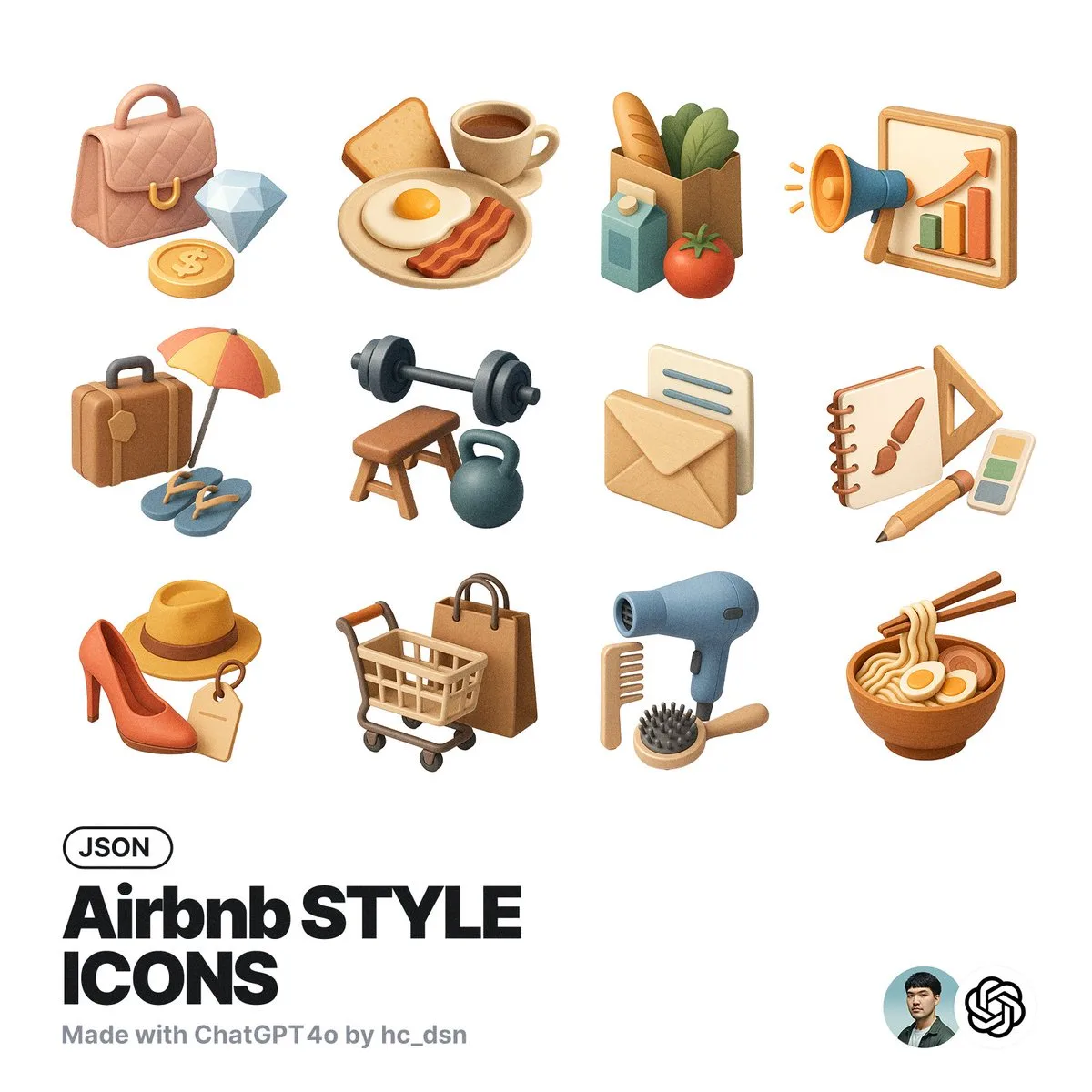 Airbnb风格的图标 — After