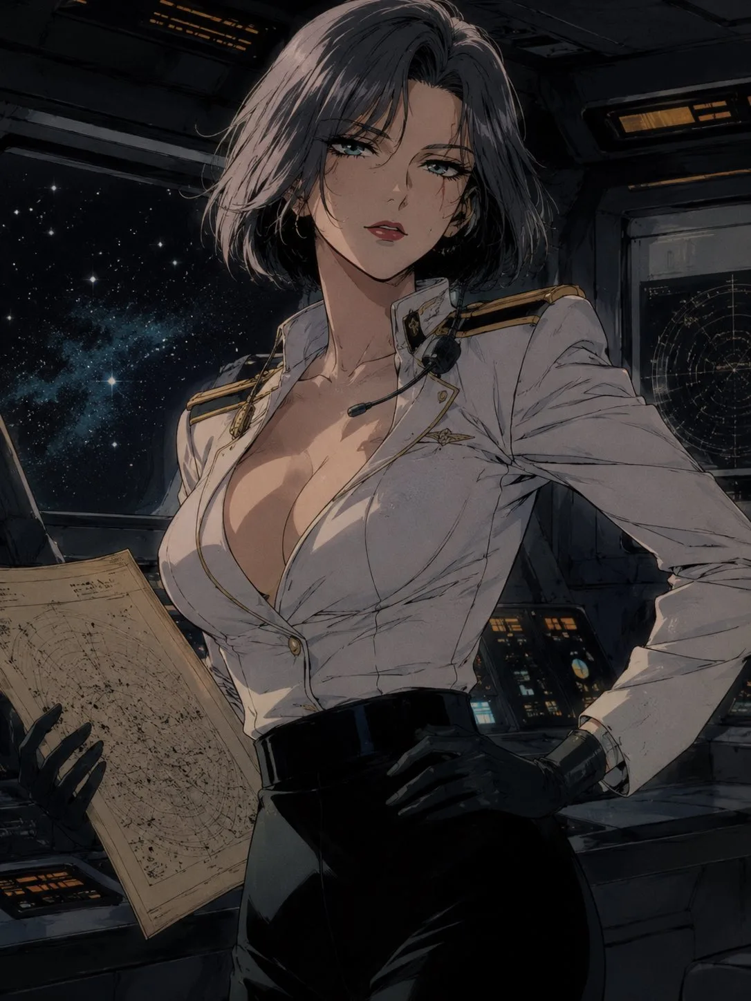 90s ova style mature female character template — Sonra