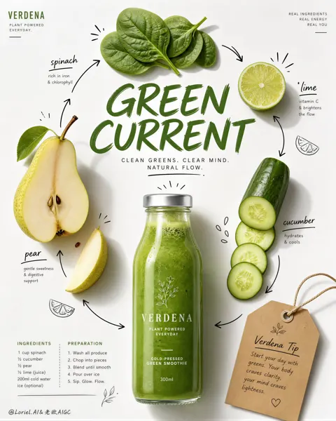 Aurora press luxury wellness juice campaign poster