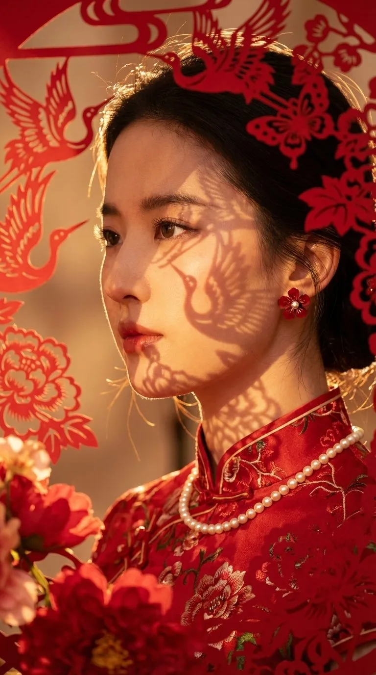 红妆剪影金辉玉颜 — Sonra