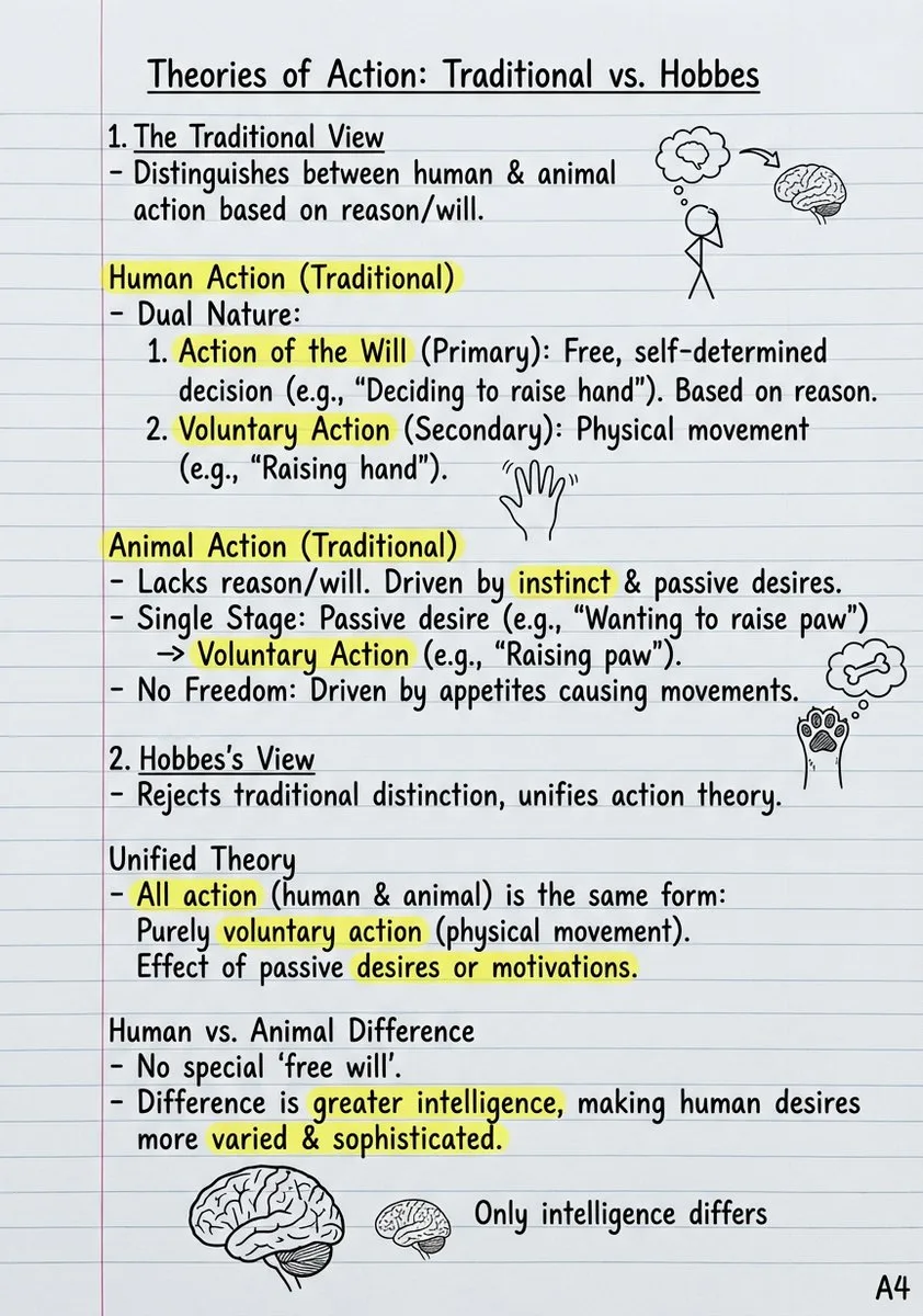 Highlighted a4 handwritten notes — Sonra
