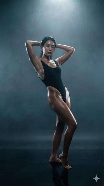 Chiaroscuro hourglass body