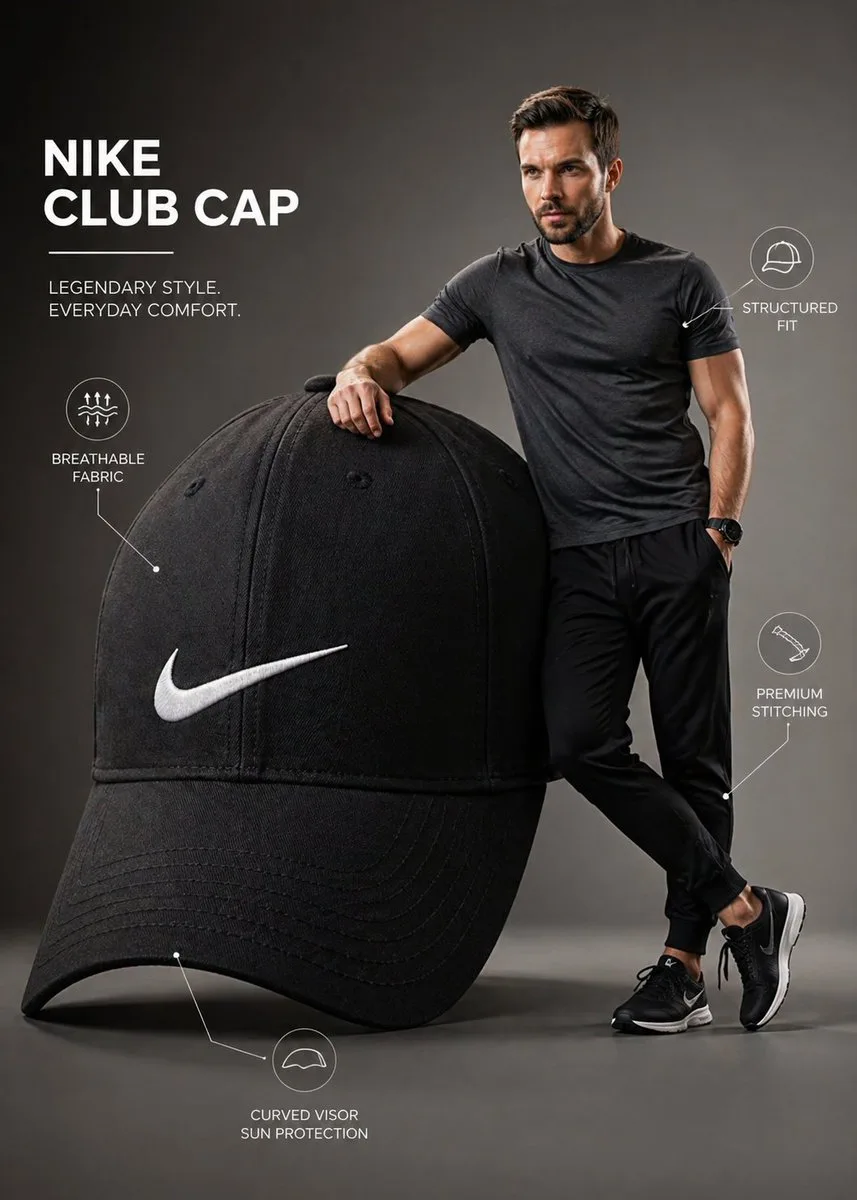 Surreal nike cap infographic — Sonra