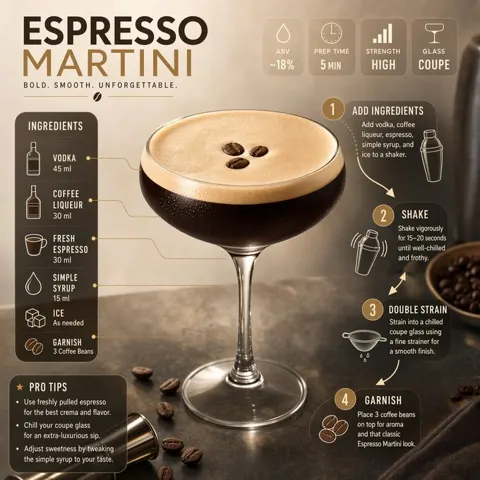 Espresso martini recipe