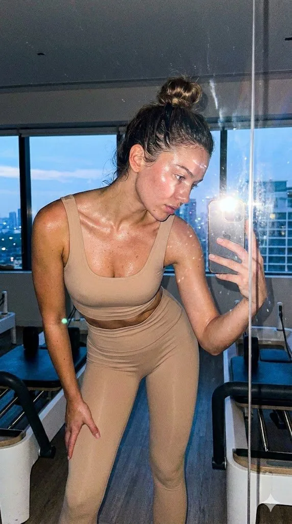 Post pilates flash sweat muscles — After