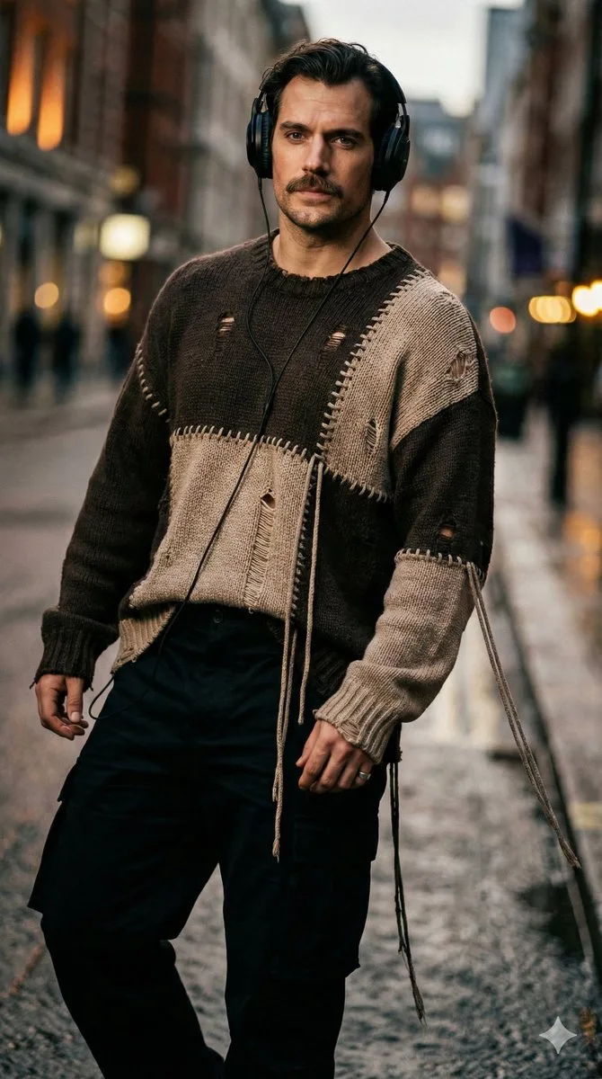 Cinematic street avant garde portrait — Sonra