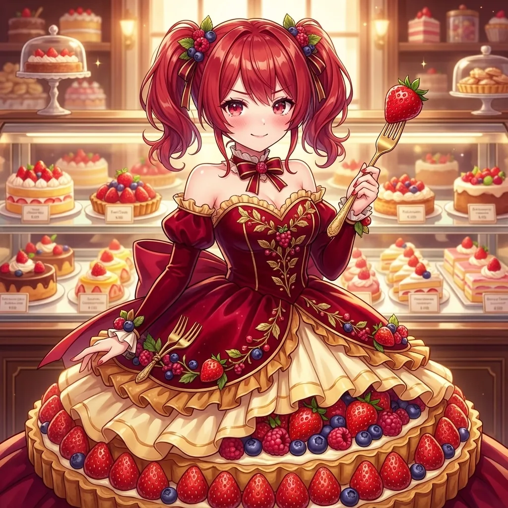 Strawberry dress first love — Sonra