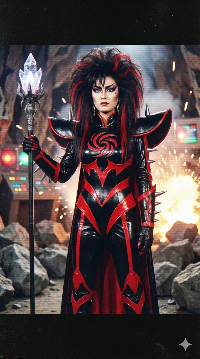 Female villain leader 80s tokusatsu — Sonra