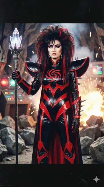 Female villain leader 80s tokusatsu