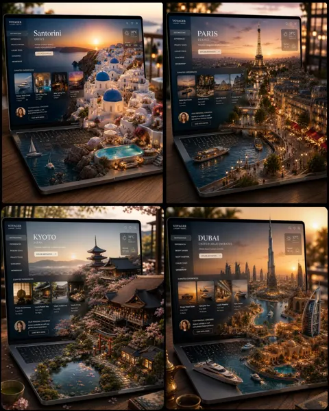 Ultra premium travel platform macbook miniature world
