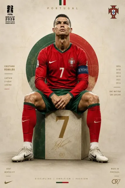 Legendary portuguese footballer poster 7