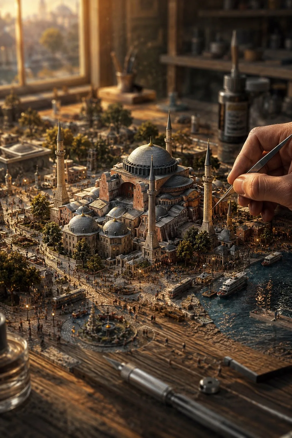 Eiffel tower miniature diorama — Sonra