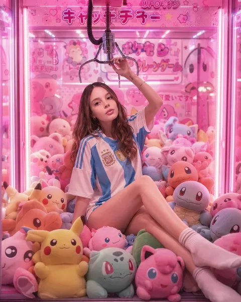 Hyperrealistic kawaii japanese ufo catcher pokemon plushies