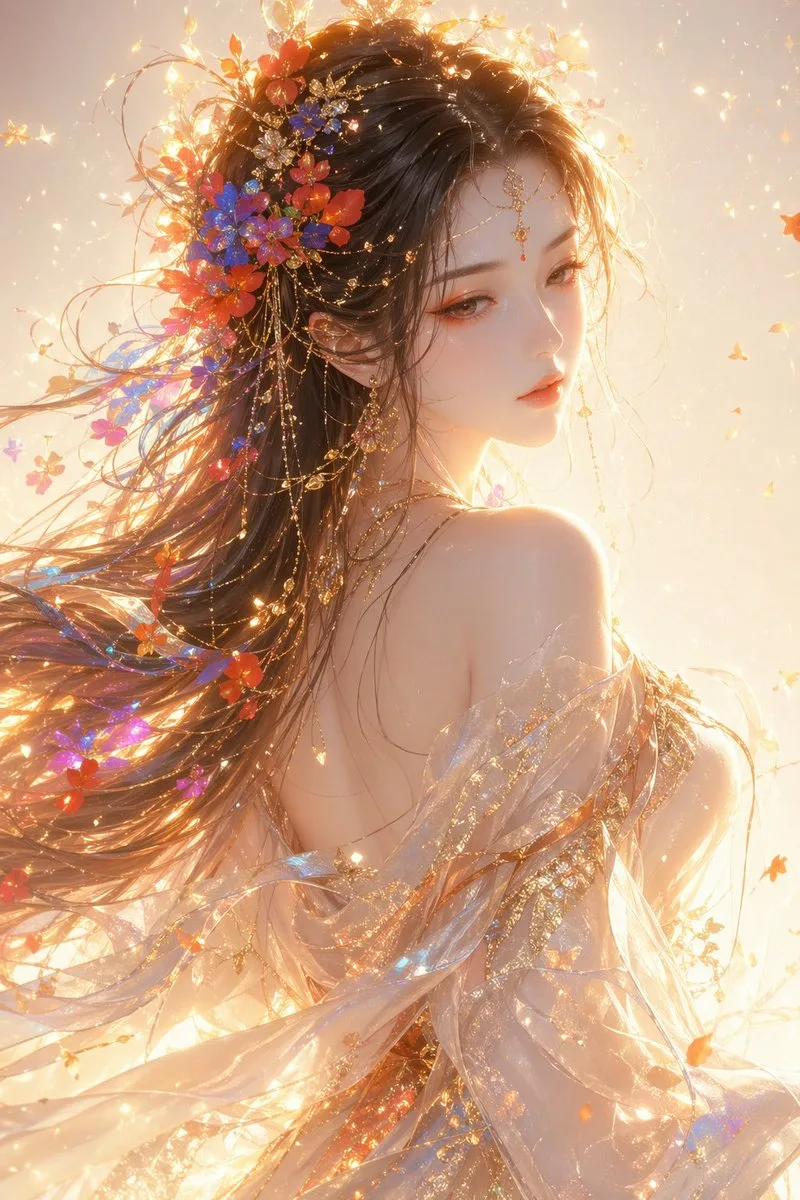 Oriental fantasy ethereal goddess — Sonra