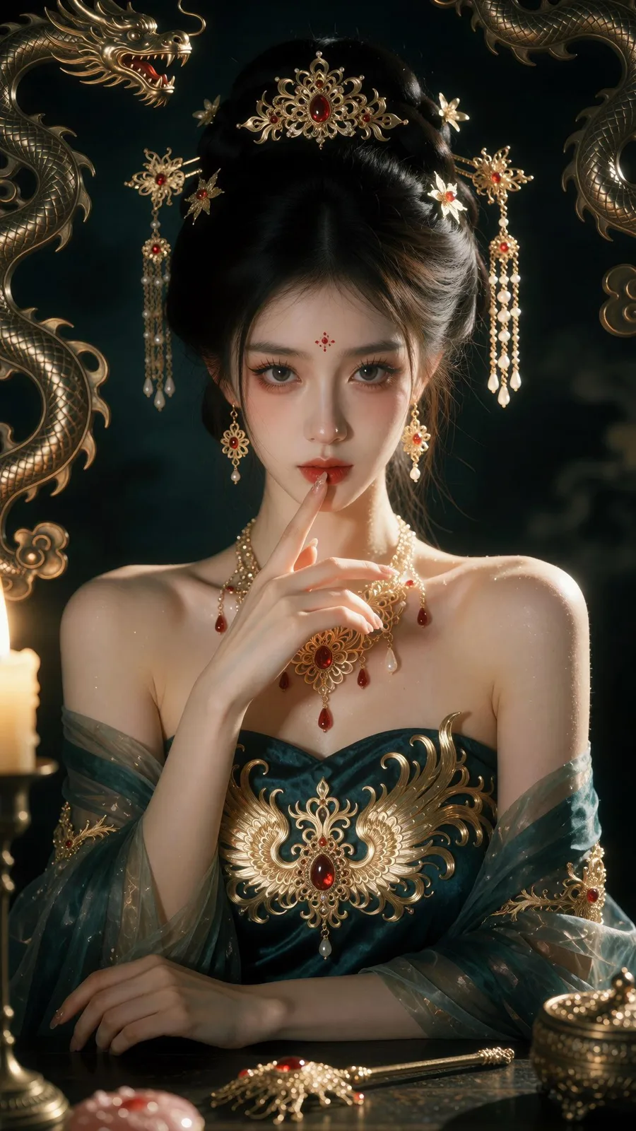 Oriental mythology fantasy film costume portrait — After