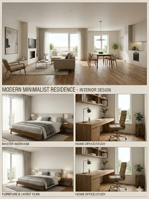 Modern minimalist home board