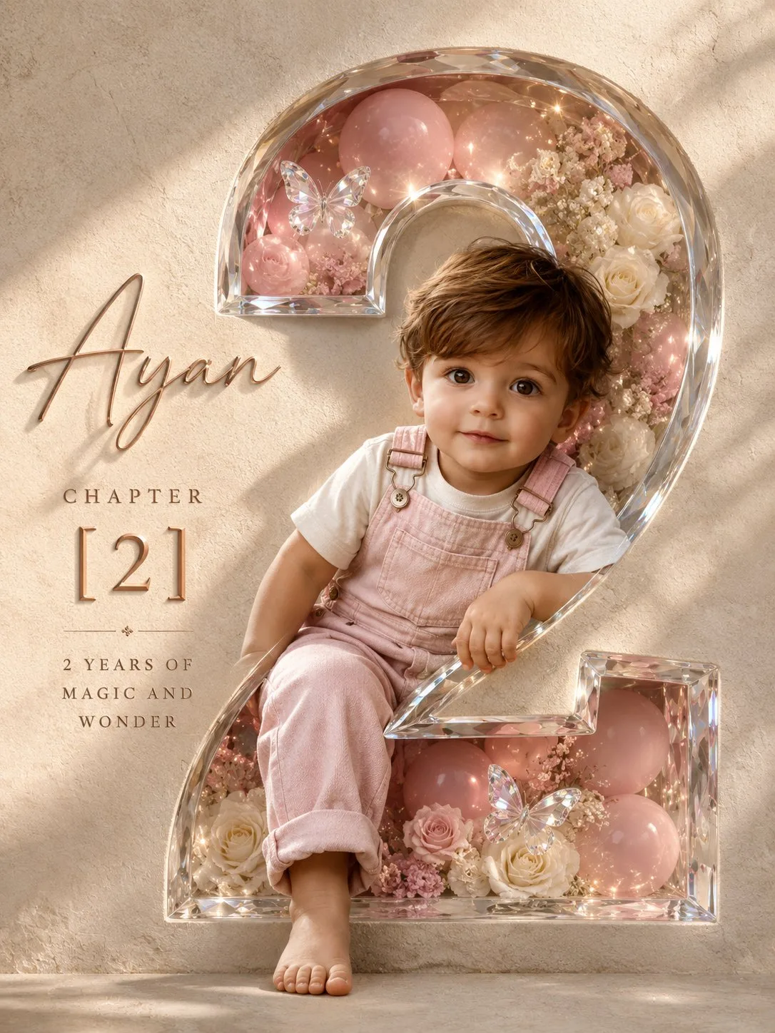 Professional luxury 3d birthday poster prompt — Sonra