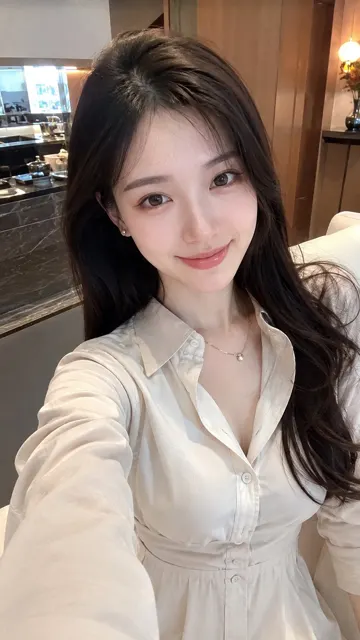 Iphone front camera selfie ins lifestyle east asian woman