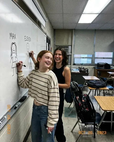 Sadie millie classroom laughing snapshot