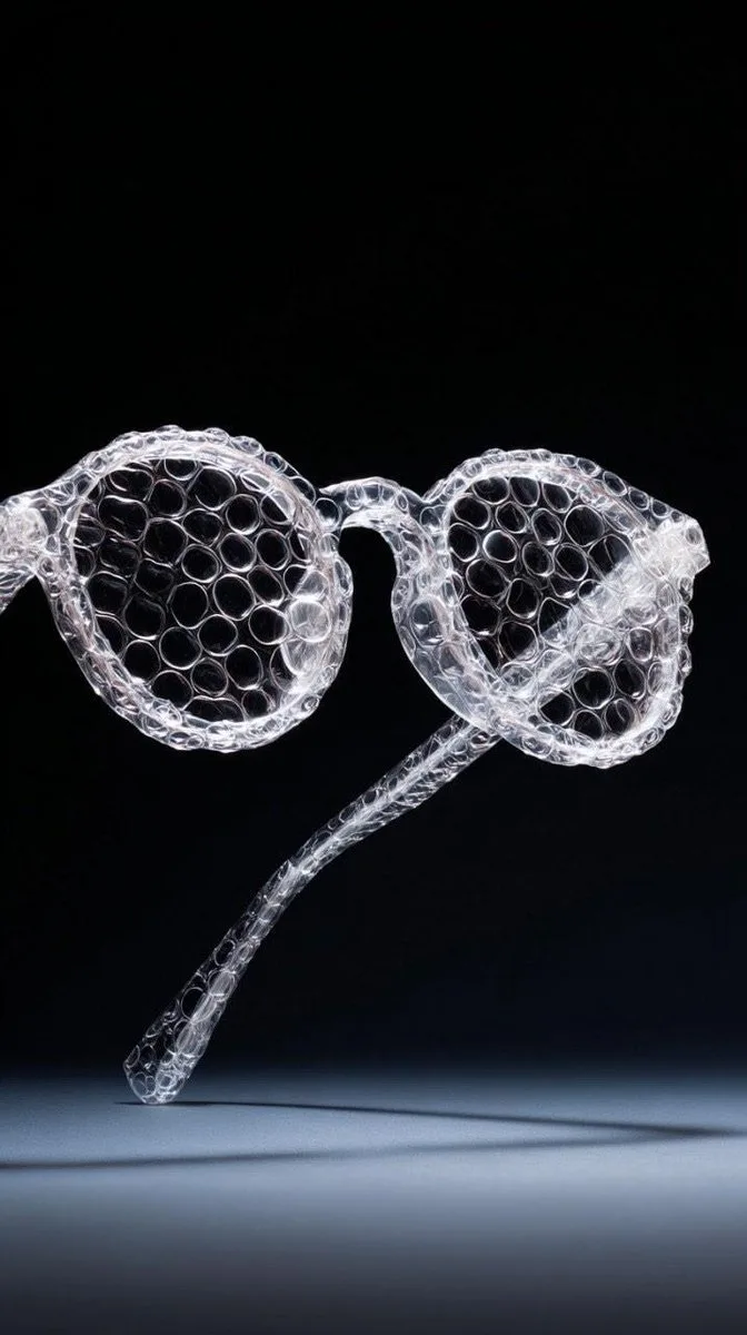 Crystal bubble wrap fashion — After