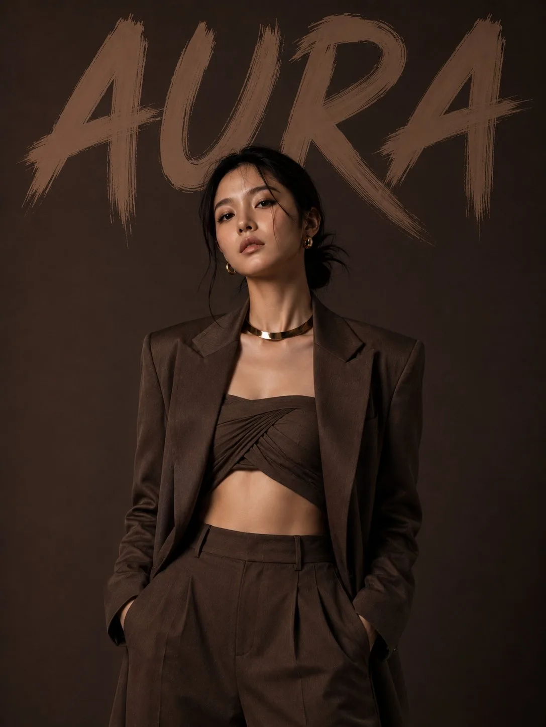 Ultra realistic editorial fashion portrait luxury campaign — After