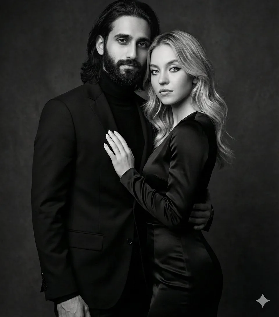 Timeless bw couple portrait — Sonra