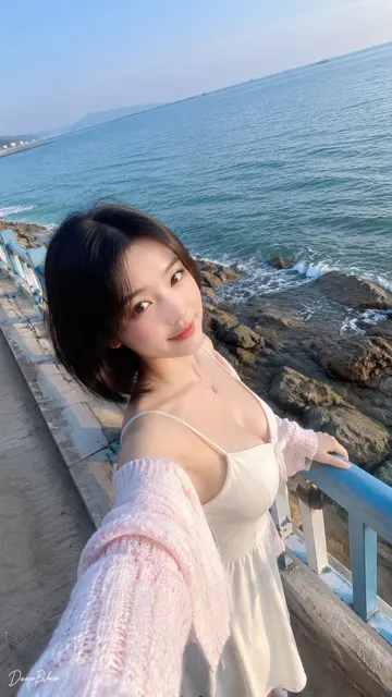 Realistic east asian female travel series