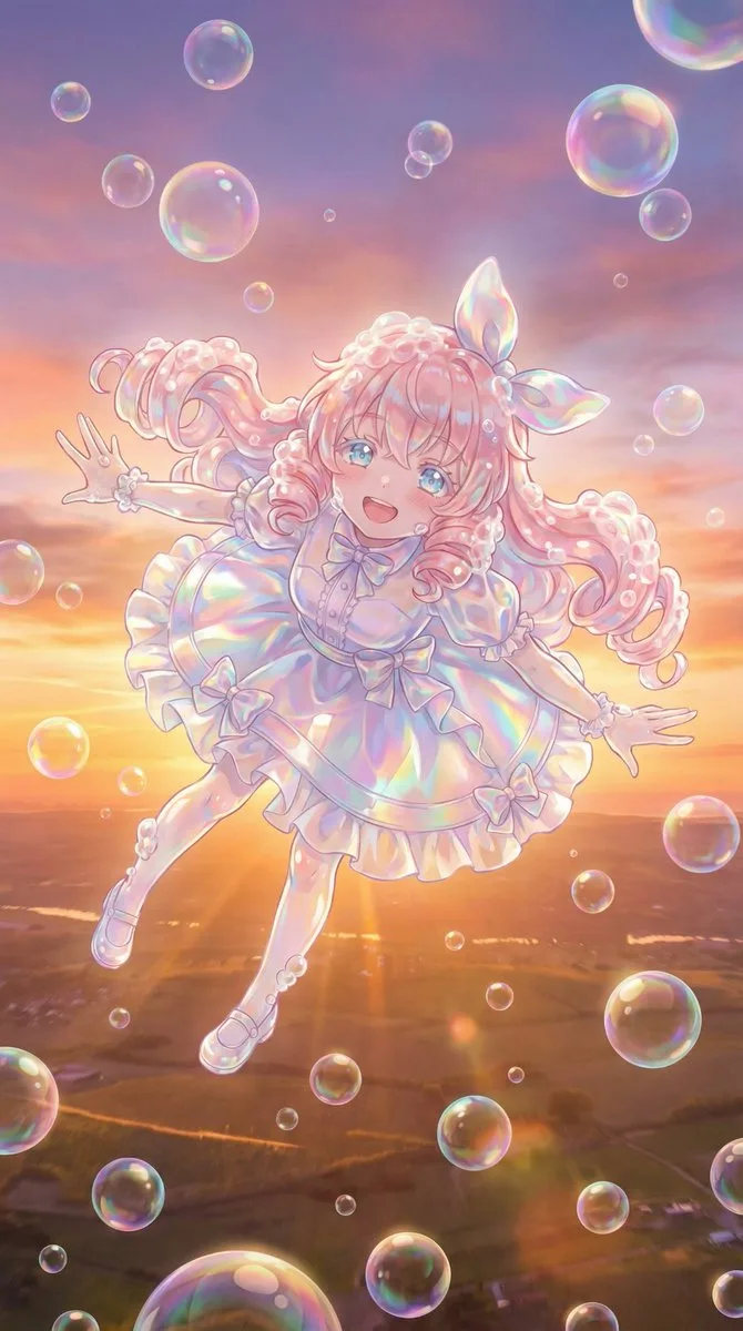 Dreamy soap bubble dance — Sonra