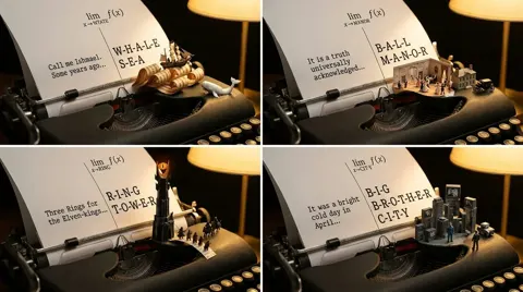 Typewriter calculus limit miniature world