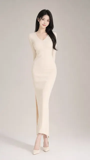 Photorealistic high end korean goddess portrait collection