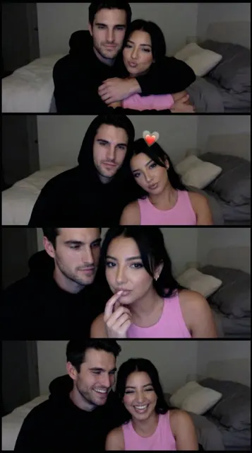 Lofi bedroom couple photobooth
