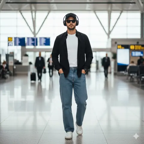 Airport street fashion travel