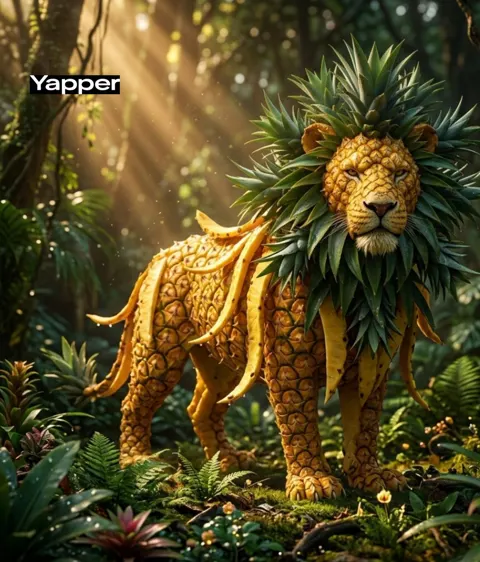 Fantasy watermelon elephant